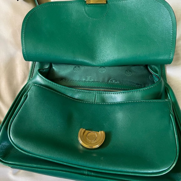 Rare Tory Burch green bag - Picture 6 of 12